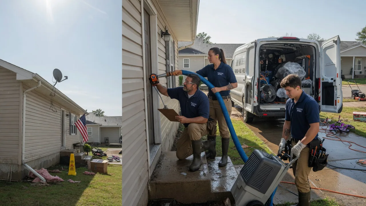 Ceiling Water Damage Restoration in Disputanta, VA near me